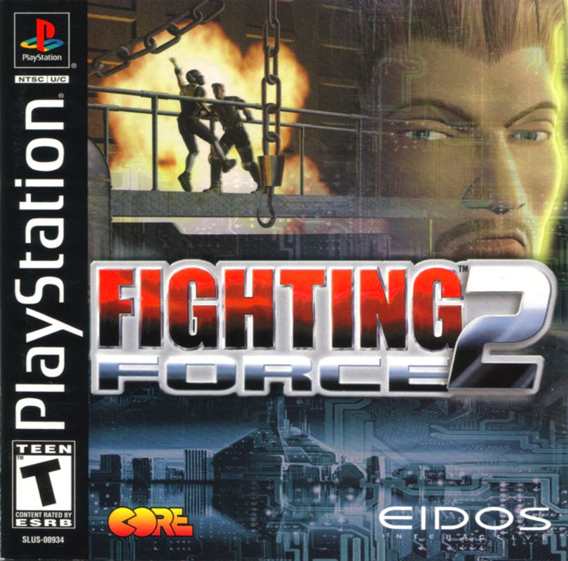 Fighting Force 2 box art for Playstation